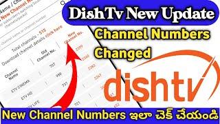 How to check DISHTV New Channel Numbers | DTH Dishtv New Channel list in Telugu