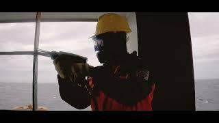 Ordinary seaman deck work - chipping
