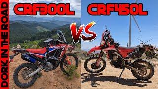 Honda CRF300L vs Honda CRF450L (From a Guy Who Owns Both)