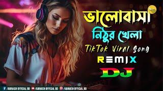 Bhalobasha Nithur Khela Dj | Momtaz || Bangla Viral Dj Gaan || Dj Abinash BD || TikTok Trending Song