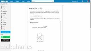how to get banned on roblox
