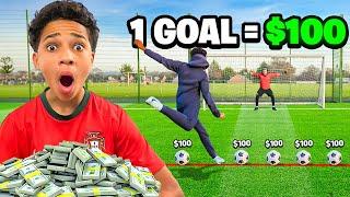 KID RONALDO IS OVERPOWERED AT FOOTBALL!!