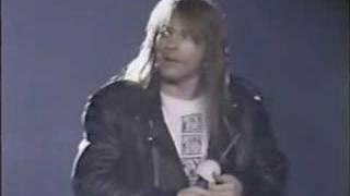 Axl Rose' Rant