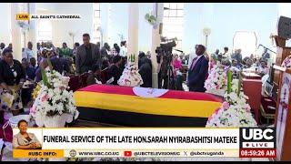 SPEAKER ANITA AMONG & VARIOUS PARLIAMENTARIANS ATTEND HON. SARAH MATEKE'S FUNERAL SERVICE