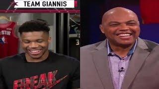 Giannis and Charles Barkley take shots at James Harden during All Star Draft