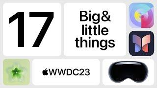 WWDC23: 17 big & little things | Apple