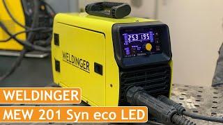 MEW 201 Syn Eco von WELDINGER | Weiterentwicklung, LED Screen und weitere Features | Schweißtest