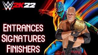 WWE 2K22 Entrances/Signatures/Finishers: Kane 08