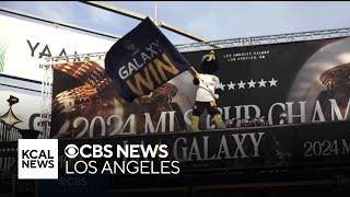 LA Galaxy fans celebrate team's record sixth MLS Cup Championship