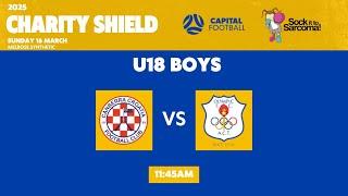 Capital Football 2025 Charity Shield U18 Boys - Canberra Croatia vs Canberra Olympic