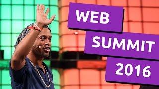 Websummit 2016 | Ronaldinho and Figo