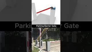 Parking Barrier Gate #mechanic #engineering #mechanism
