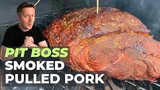 Pulled Pork Smoked on a Pit Boss | Pellet Grill Pork Butt