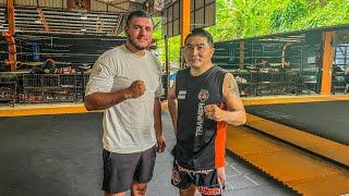 Muay Thai in Thailand  Ich mache beim Thaibox Training mit! TIGER MUAY THAI 