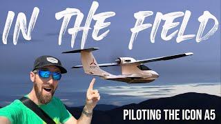 FLYING WITHOUT A PILOTS LICENSE | In The Field with the ICON A5