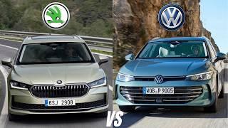 2024 Skoda Superb Combi vs 2024 VW Passat Combi: The Ultimate Wagon Showdown