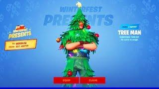 OPEN THIS PRESENT, GET A SKIN! (Fortnite Winterfest Gift Reward)