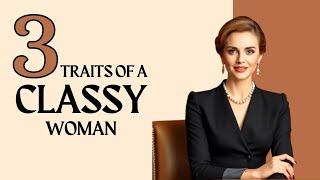 3 Signs of a CLASSY WOMAN | How to be Elegant