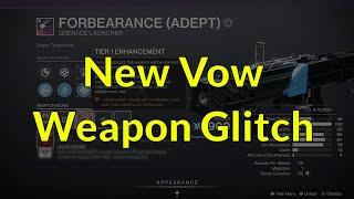 New Vow Weapon Glitch DO This Now