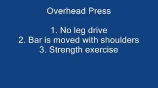 Overhead Lifts Tutorial