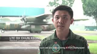 The RSAF C-130s Return from Palu, Indonesia