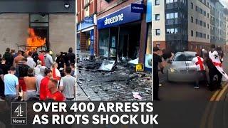 UK riots: 400 arrested amid far-right violence and clashes with police
