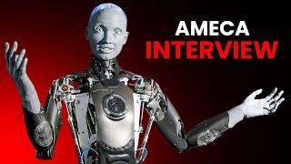 Ameca Robot SHOCKS Audience in Bloomberg Interview!