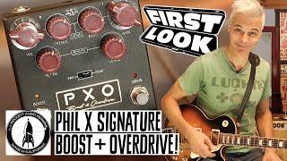 J. Rockett Audio Designs Phil X Signature (PXO) Boost & Overdrive Demo w John Bohlinger | First Look