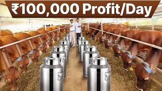 15 करोड़ का फार्म3 CRORE PROFIT200 Cows का Dairy Farm | Indian Farmer