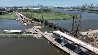 $16BN Gateway Program Rail Line project update by Drone New Jersey 2024