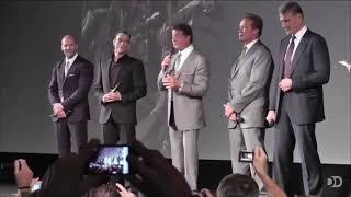 The day Sylvester Stallone, Van Damme, Jason Statham, Arnold Schwarzenegger and Dolph Lundgren met