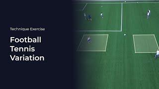 Football Tennis Variation | Soccer Coaching Drill