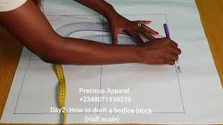 How to draft a Bodice Block