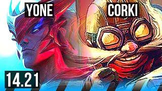 YONE vs CORKI (MID) | KR Diamond | 14.21