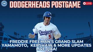 DodgerHeads Postgame: Freddie Freeman rescues Dodgers; Yoshinobu Yamamoto & more updates