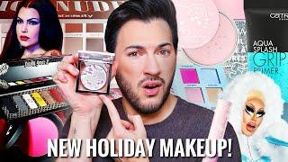 Testing NEW hyped Holiday Makeup launches! are they cash grabs?