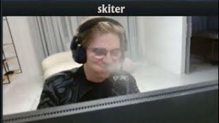 Skiter laughed so hard he spit out his water XD! Tundra vs OG