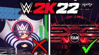 WWE 2K22: How To Make A Good Arena (Create-An-Arena Beginner's Guide)