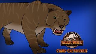 Drawing Camp Cretaceous Saber-Tooth Tiger