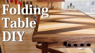 How to Make a Folding Table for camping