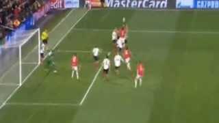 1-0 Manchester United - Shakhtar GOAL PHIL JONES 10/12/13 HD Манчестер Юнайтед-Шахтёр Джонс