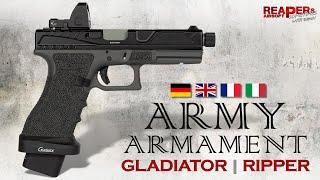 [Review] Army Armament Gladiator|Ripper R17 GBB 6mm BB Softair (Special Version) - EN Subtitles