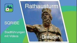 Der Rathausturm des Neuen Rathauses von Dresden