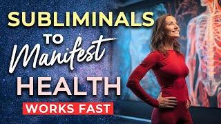 SUBLIMINAL Affirmations to MANIFEST HEALTH Fast  Subliminals to Program Your Subconscious