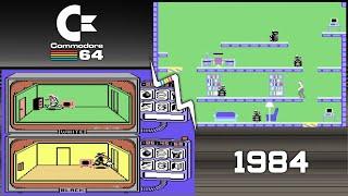 Top 50 Commodore 64 (C64) games of 1984 - in under 10 minutes