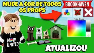 MOSTREI TODAS AS NOVIDADES DA NOVA ATUALIZAÇÃO DO BROOKHAVEN RP ROBLOX