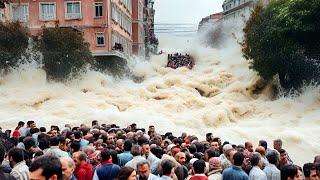 Entire neighborhoods are swept away by destructive floods! Disaster in Algeria