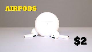 TWS НАУШНИКИ ЗА $2 УНИЗИЛИ AIRPODS  2 БАКСА ЗА AIRPODS  + КОНКУРС