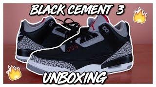 JORDAN 3 "BLACK CEMENT" UNBOXING