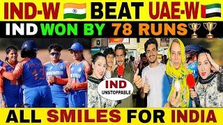 IND-W BEAT UAE-W | INDIA CREATE HISTORY IN ASIA CUP 2024 | RICHA GHOSH 64 (29) | SHOCKING REACTION